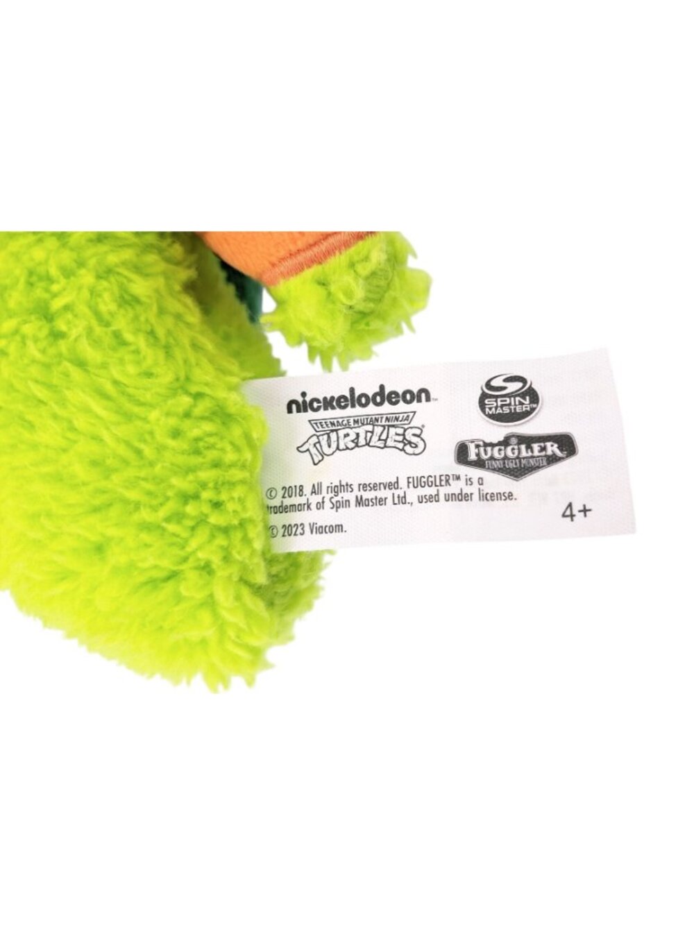 Teenage Mutant Ninja Turtle Fuggler Plush Michelangelo Limited Ed Glow Butt-On - Picture 3 of 7